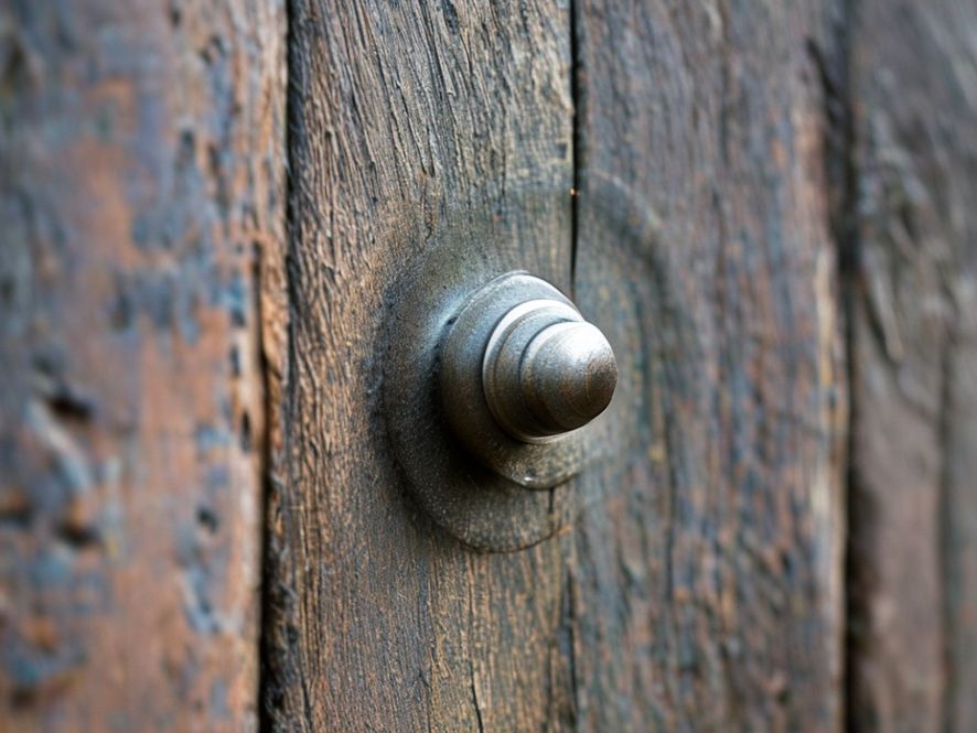 2026-01-27_07-01-20_A_simple_round_metal_door_knocker_on_a_rustic_wood.png
