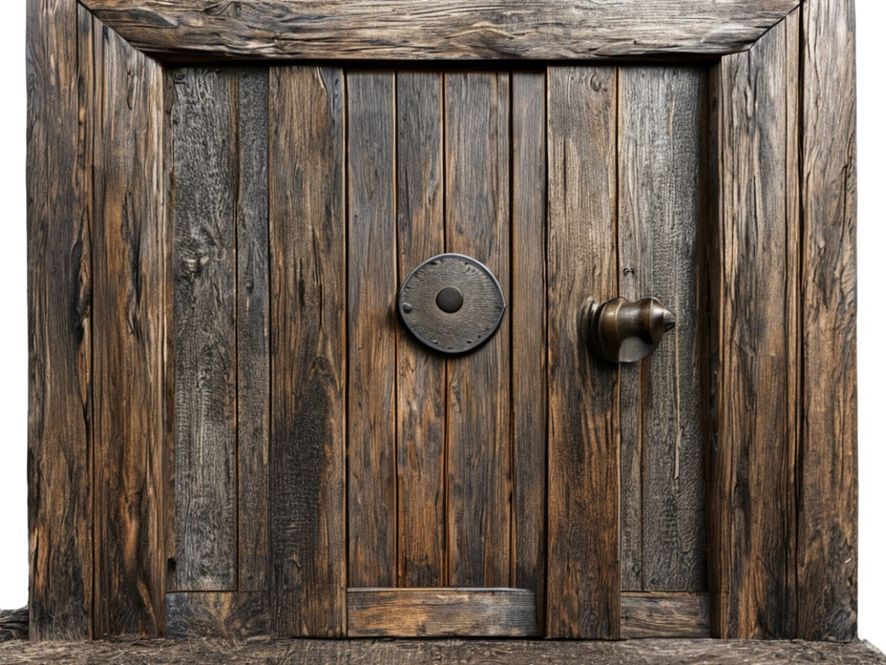 2026-01-27_07-05-45_An_old_solid_full-height_wooden_door_made_of_dark_.png